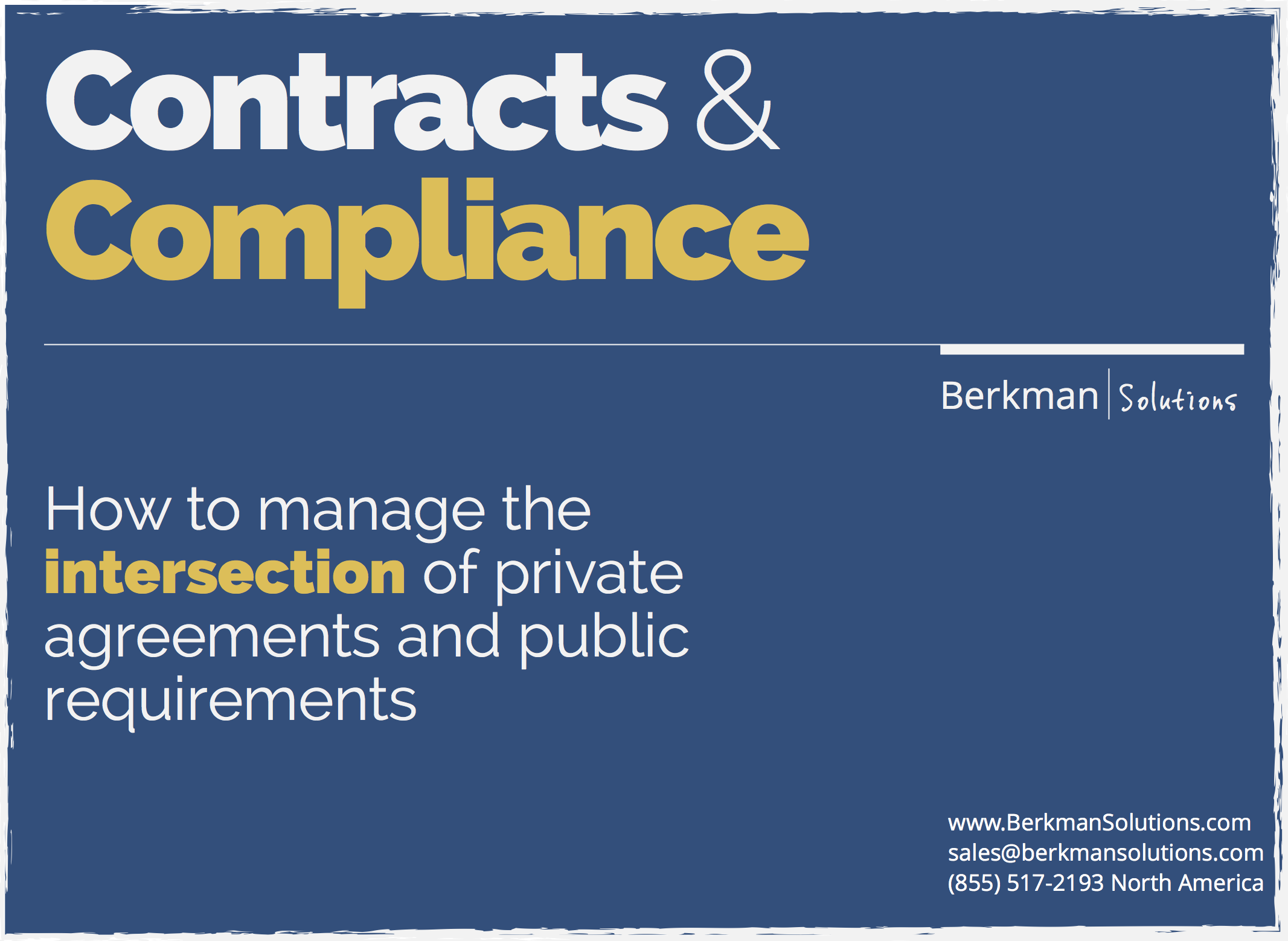 Contracts and Compliance