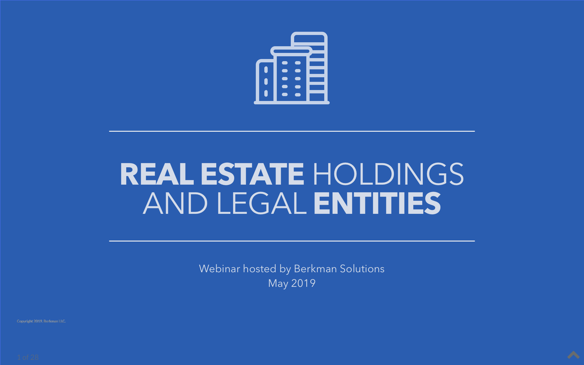 A Better View for Real Estate Holdings and Legal Entities