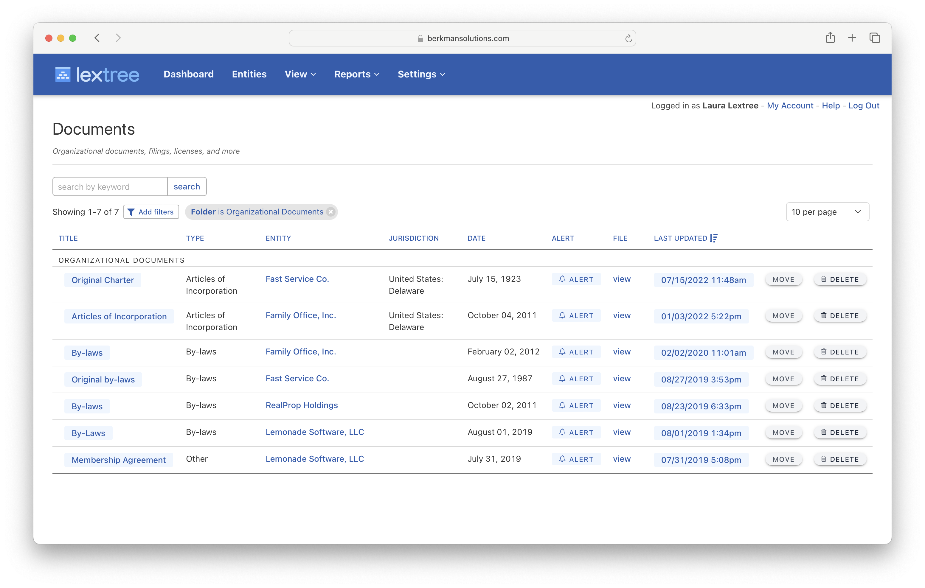 Legal Document Management