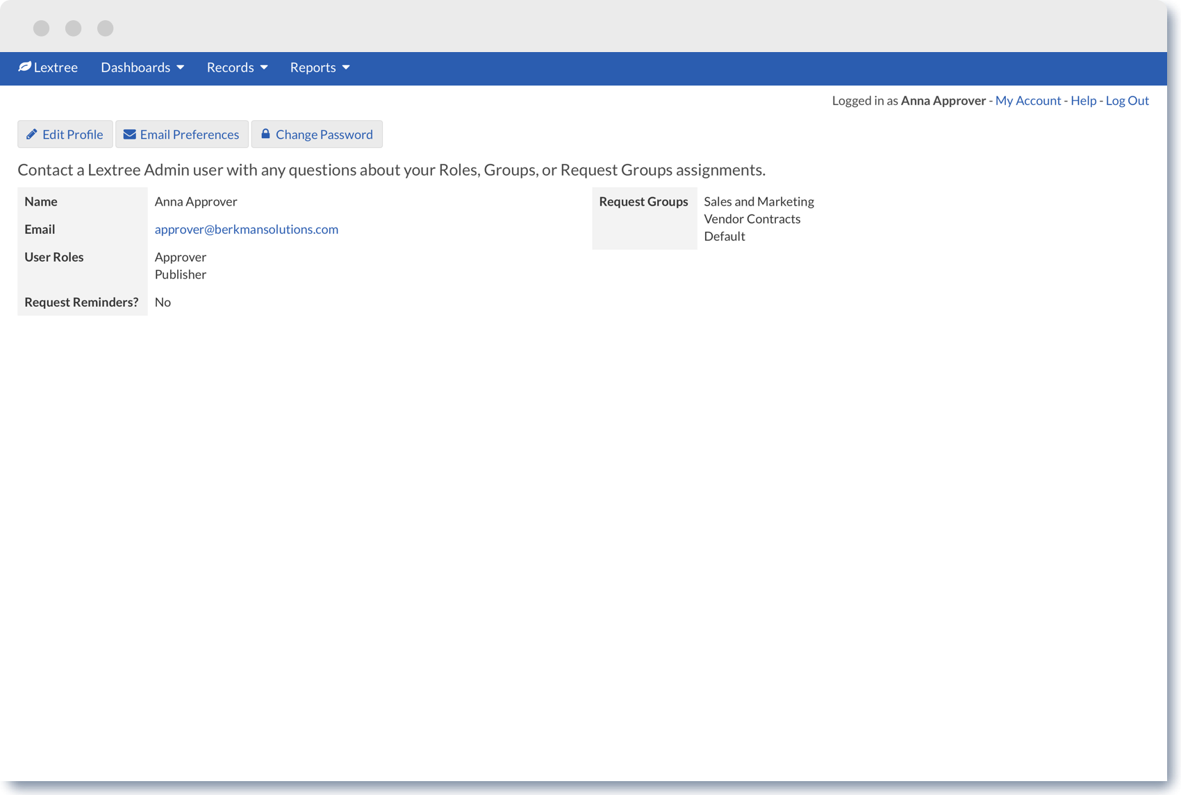 Account Settings